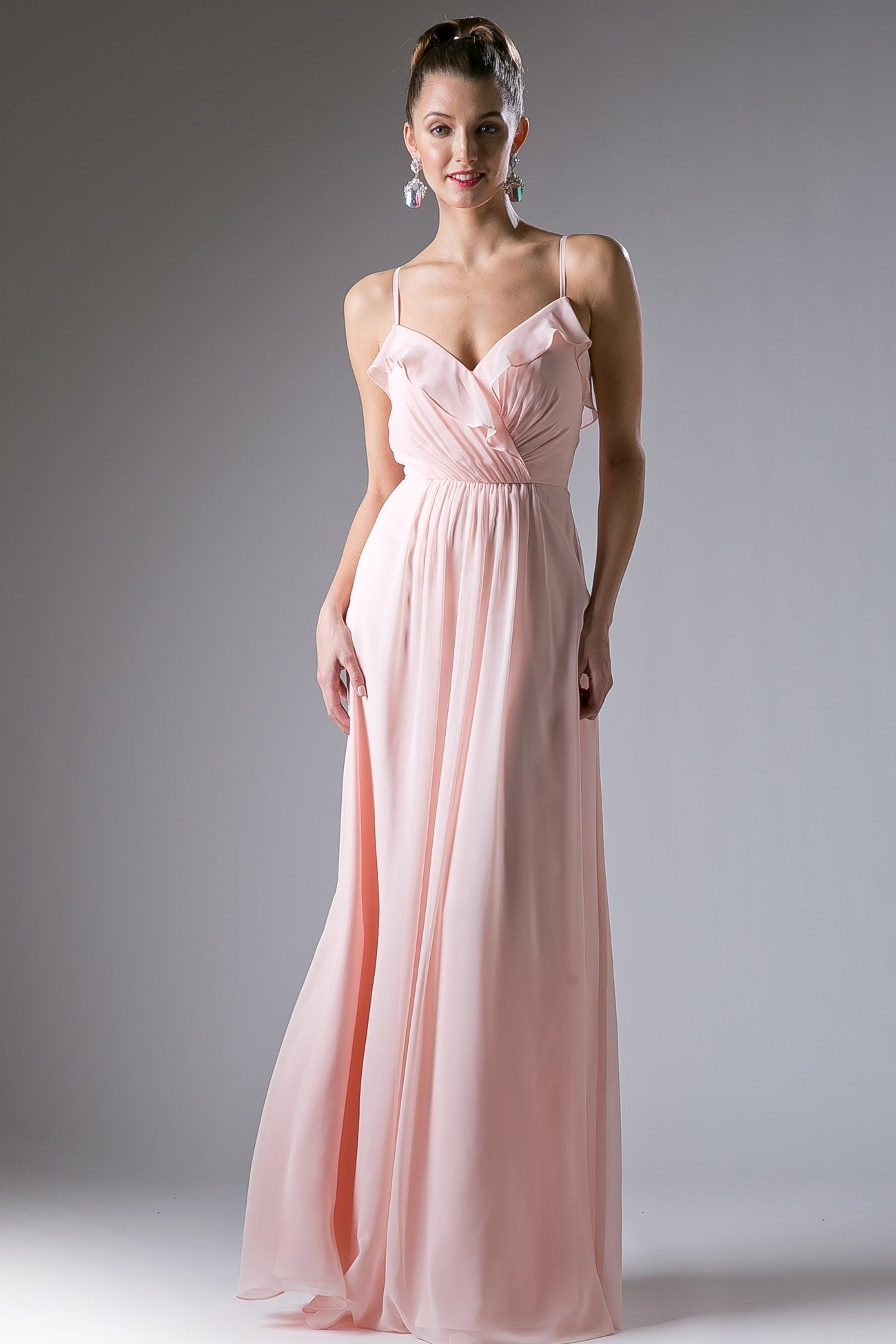 Chiffon Long Empire Waist Dress