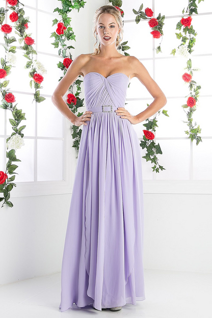 Strapless Sweetheart Necklin Dress