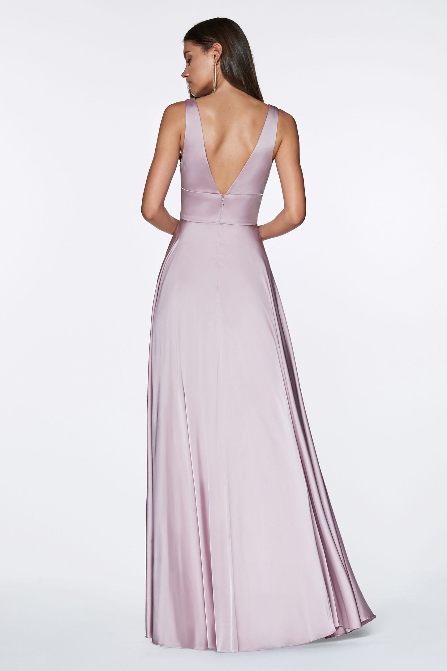 Soft Satin A-Line Dress