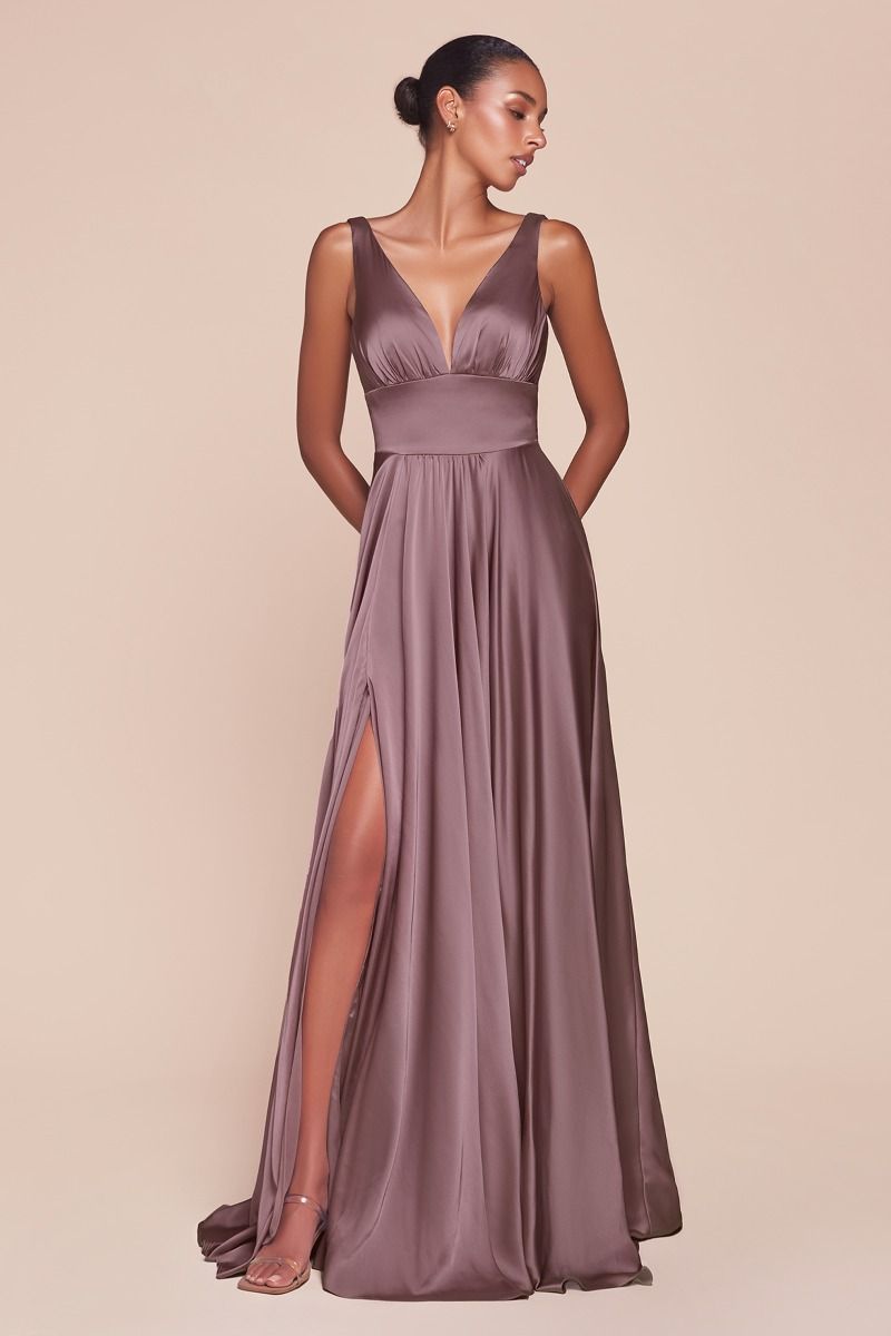 Sofr Satin A-Line Dress - 2