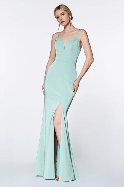 Fitted Sweetheart Neckline Gown