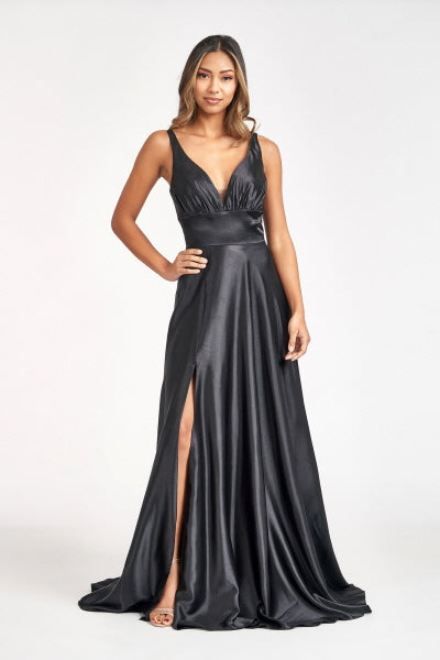 Mesmerizing High Slit A-line Dress by Elizabeth K