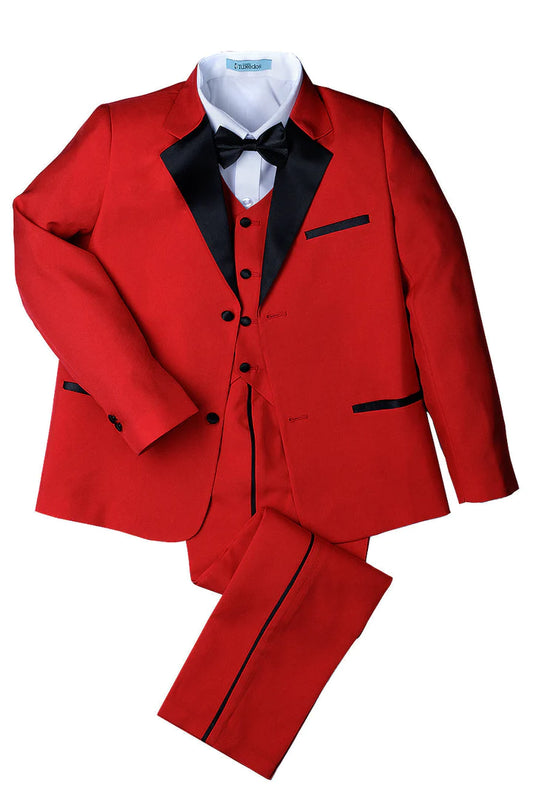 "Prodigy" Kids Tuxedo (5-Piece Set) - 2