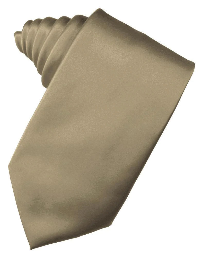 Luxury Satin Necktie Self Tie