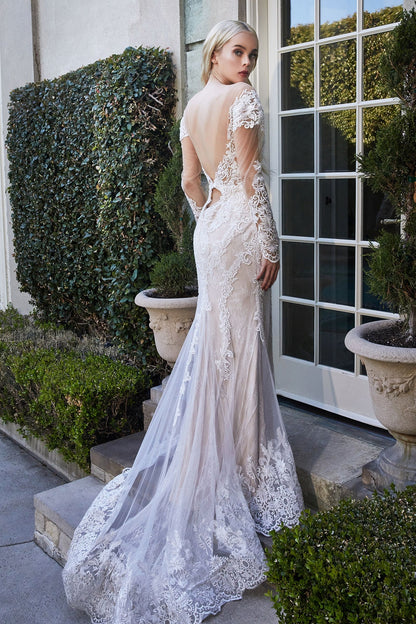 Bohemian Lace Mermaid Gown