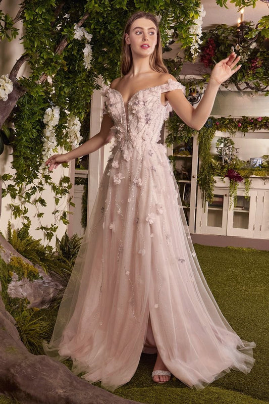 Hannah Blossom Applique Gown