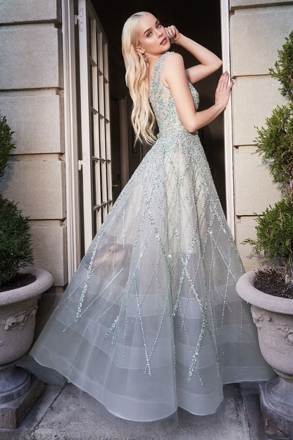 Gemma Jewel Beaded Ball Gown