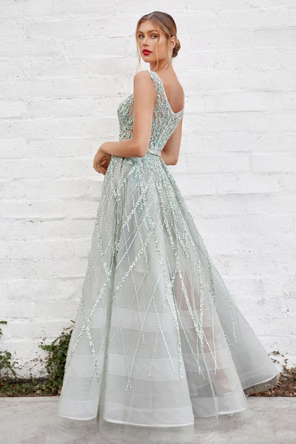 Gemma Jewel Beaded Ball Gown