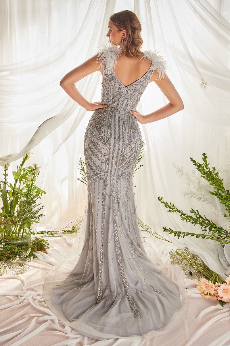 Portia Feather Gown