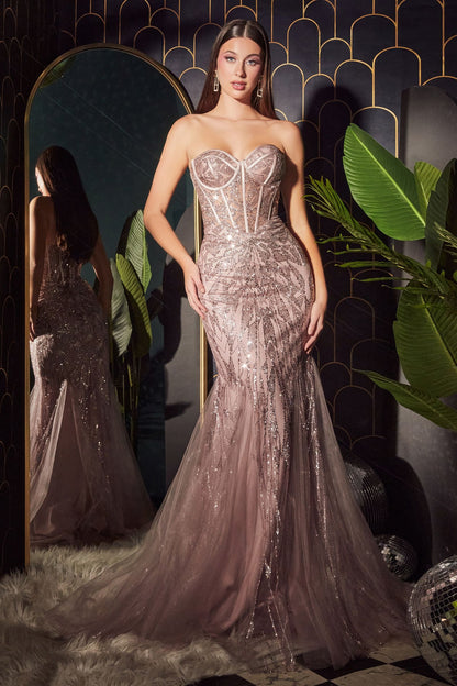 Strapless Mermaid Gown