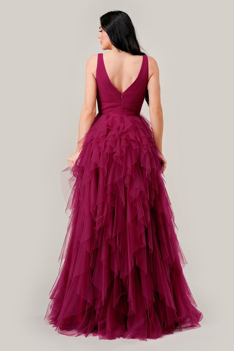 Layered Tiered Tulle A-Line Dress