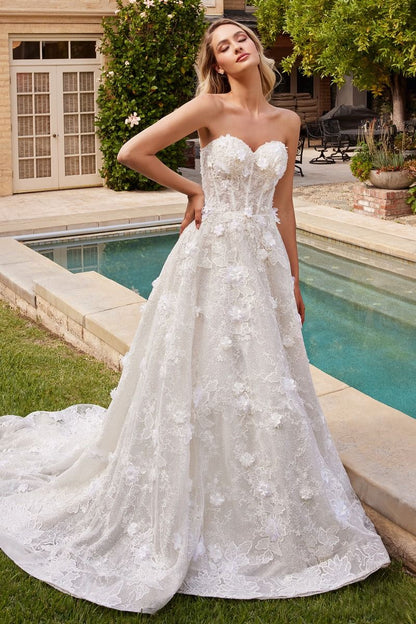 Strapless Wedding Ball Gown