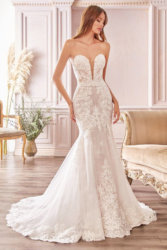 Strapless Wedding Gown