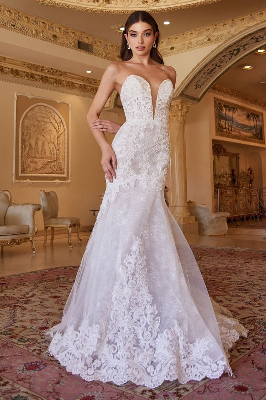 Strapless Wedding Gown