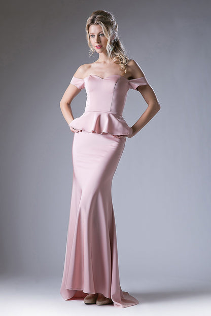 Mermaid cut dress with sweetheart neckline