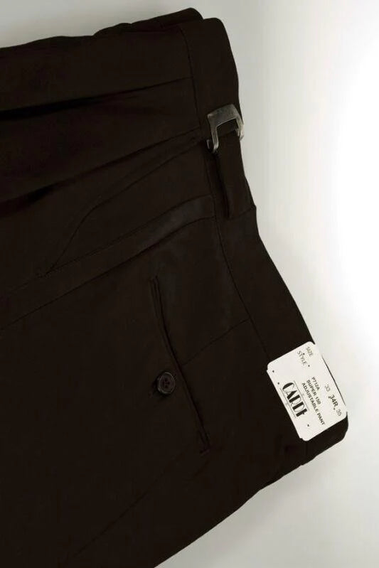 "Double Pleated" Chocolate Super 150's Luxury Viscose Blend Tuxedo Pants (Copy)