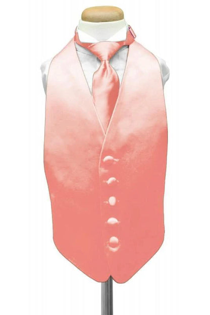 Luxury Satin Kids Tuxedo Vest