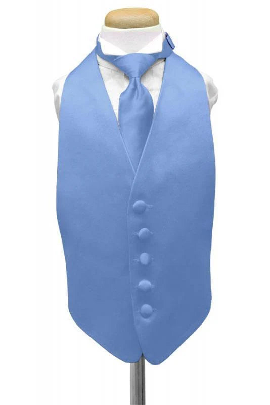 Luxury Satin Kids Tuxedo Vest