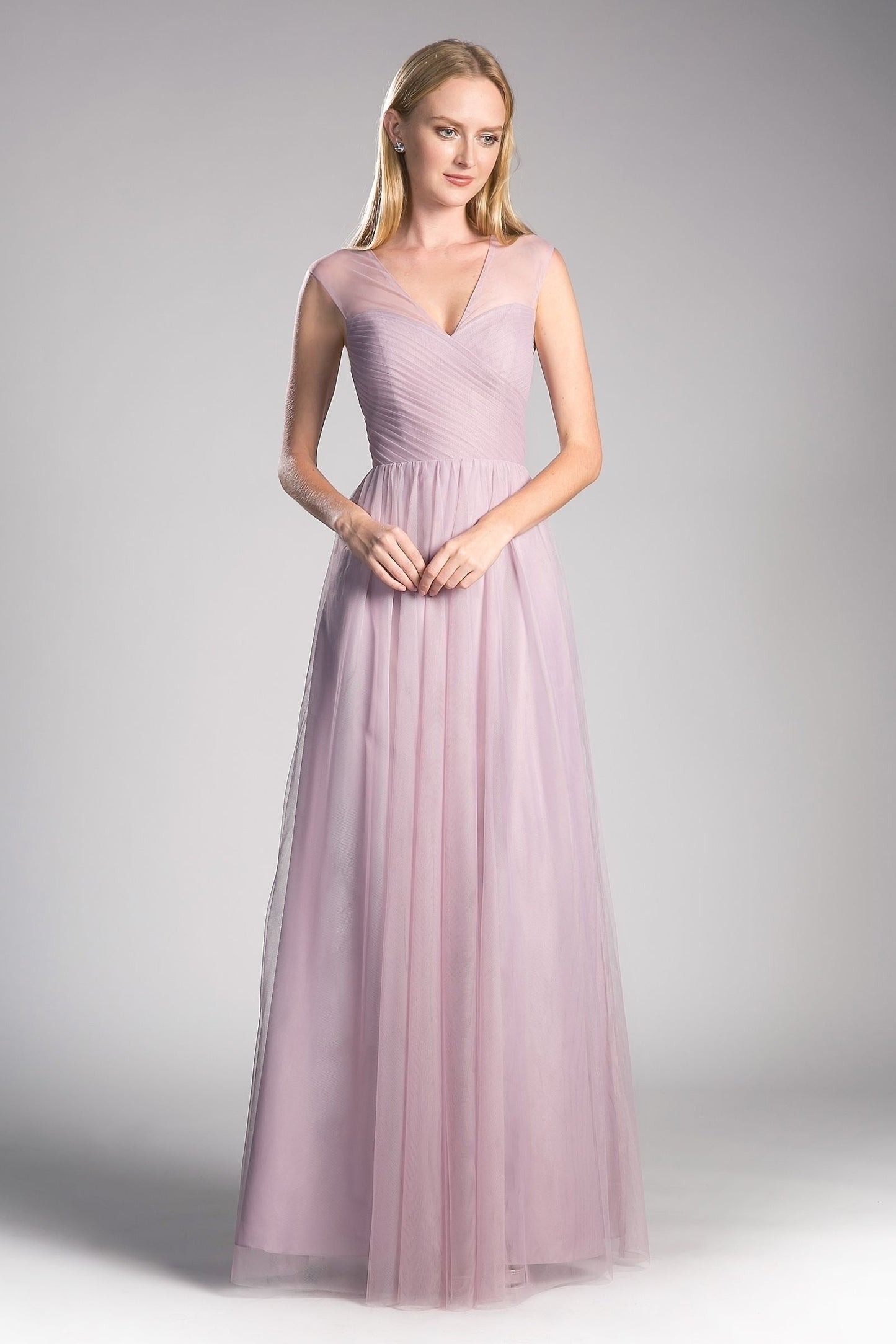 Layered Tulle A-Line Bridesmaid Dress