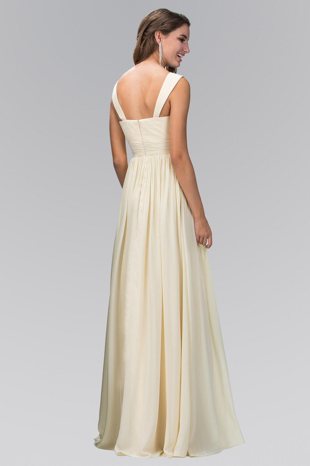 Sleeveless Chiffon Floor Length Dress