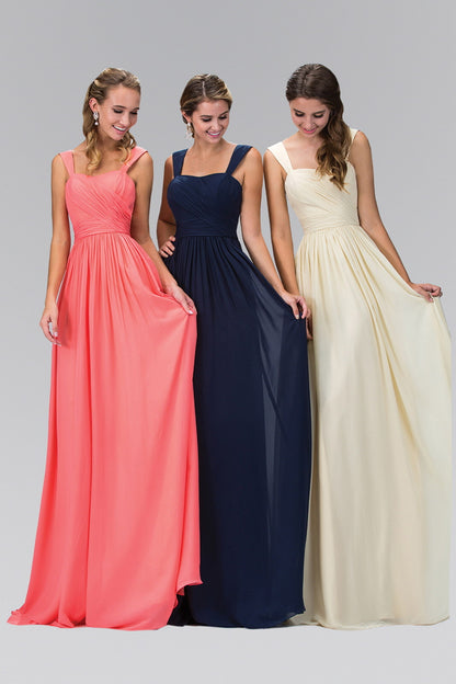 Sleeveless Chiffon Floor Length Dress