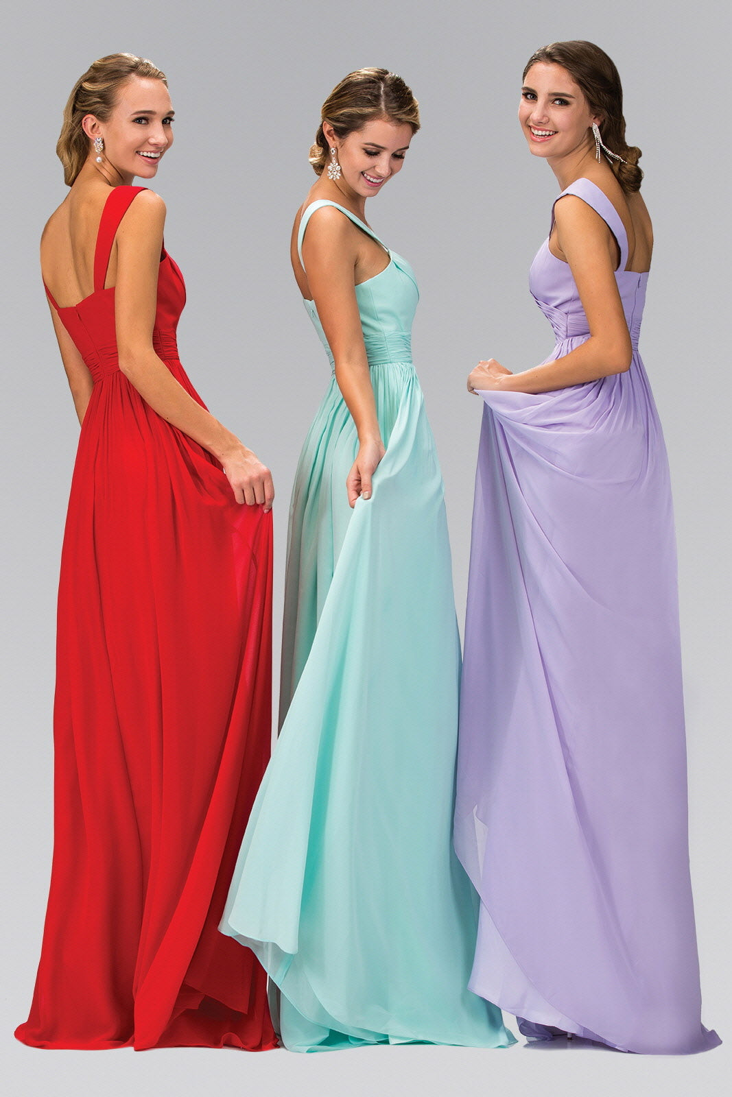 Sleeveless Chiffon Floor Length Dress