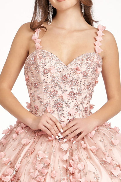 Beads and Jewel Embellished Bodice Sweetheart Quinceanera Dress