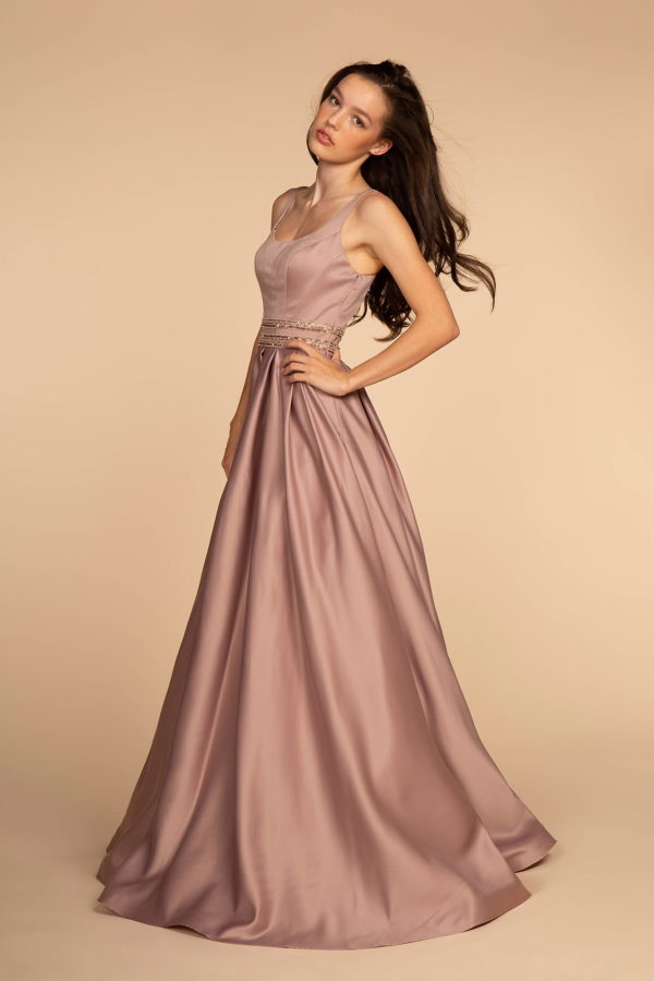 Lustrous Fit and Flared A-Line Dress by Elizabeth K