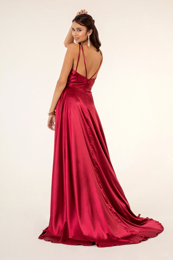 Mesmerizing High Slit A-line Dress by Elizabeth K