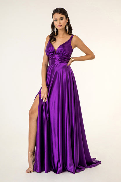 Mesmerizing High Slit A-line Dress by Elizabeth K