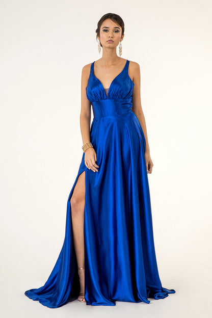 Mesmerizing High Slit A-line Dress by Elizabeth K