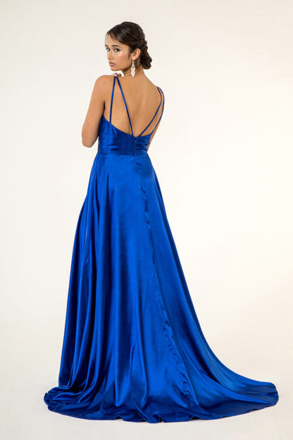 Mesmerizing High Slit A-line Dress by Elizabeth K