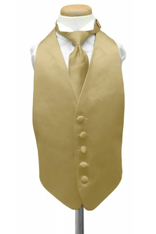 Luxury Satin Kids Tuxedo Vest