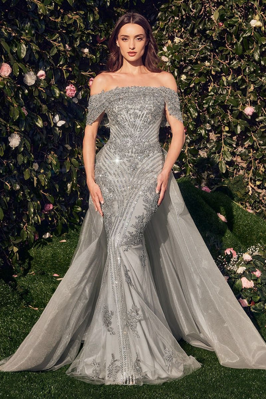 Silver Coronet Gown