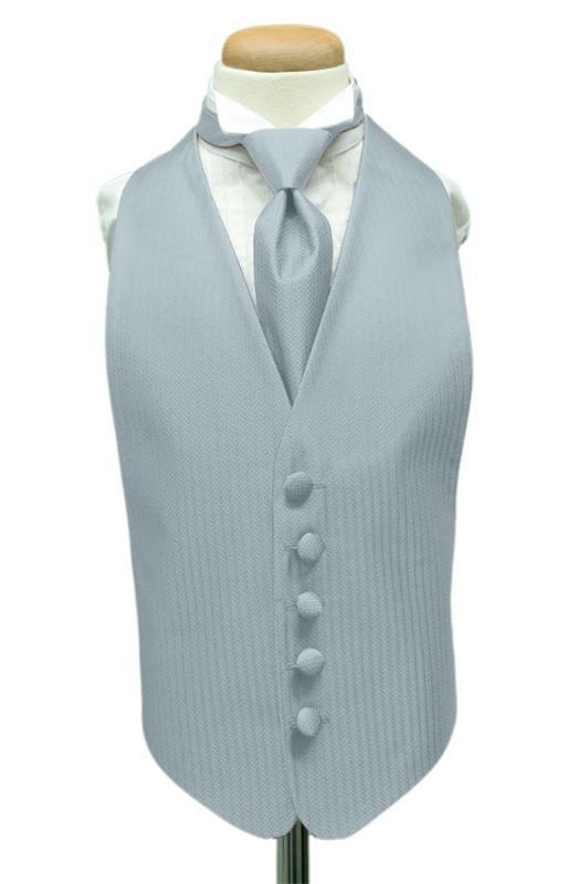 Herringbone Kids Tuxedo Vest 2