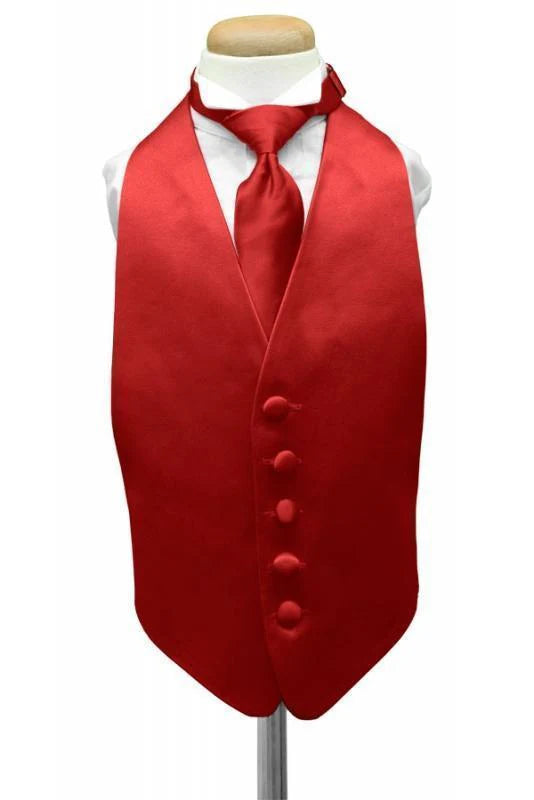 Luxury Satin Kids Tuxedo Vest 2