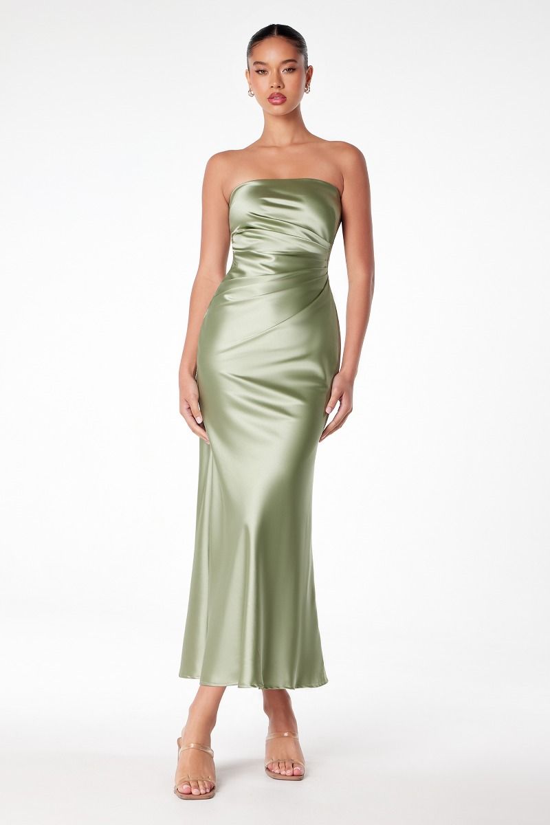 Strapless mermaid dress