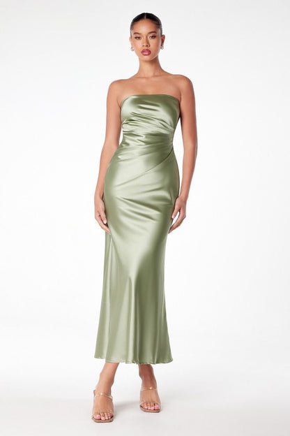 Strapless mermaid dress