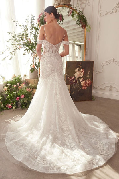 Fitted Lace Mermaid Wedding Dress