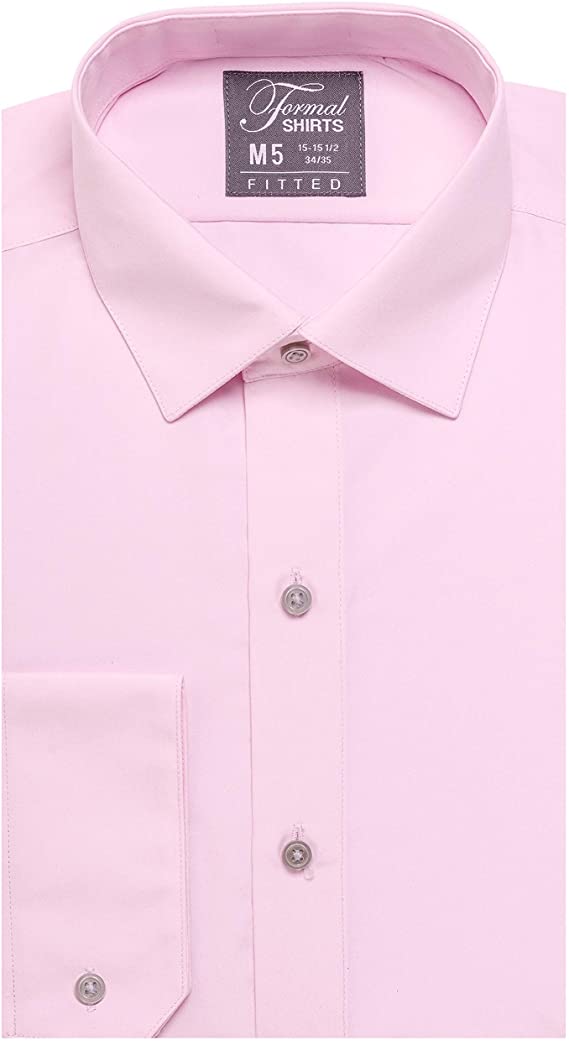 Luxe Microfiber® Men’s Fitted Dress Shirt, Tuxedo Shirt