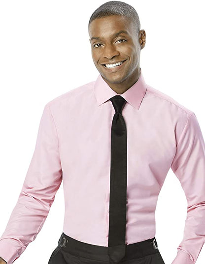 Luxe Microfiber® Men’s Fitted Dress Shirt, Tuxedo Shirt