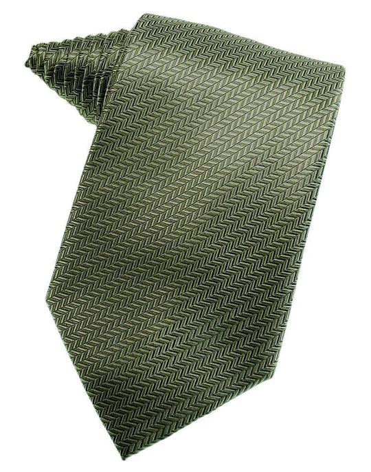 Herringbone Necktie Self Tie