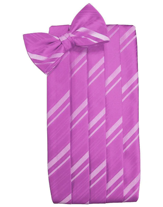 Kids Striped Satin Cummerbund