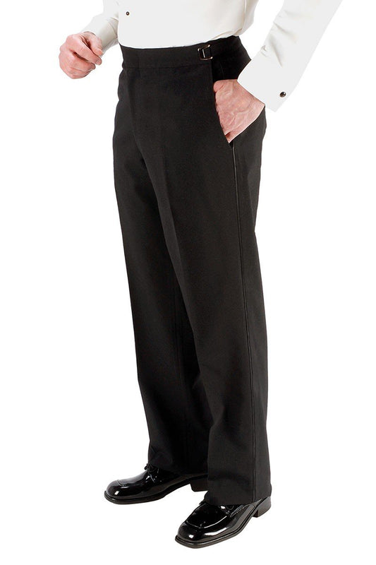 Anthony Black Vitale Barberis Italian Wool Tuxedo Pants - 