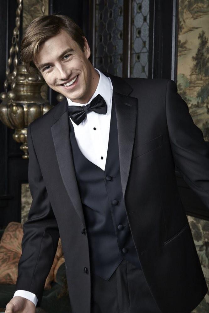 Barcelona Black Tuxedo Jacket Notch (Separates) - Venta 