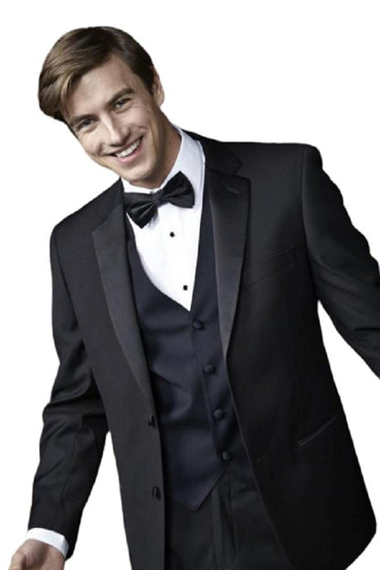 Barcelona Black Tuxedo Jacket Notch (Separates) - Venta 