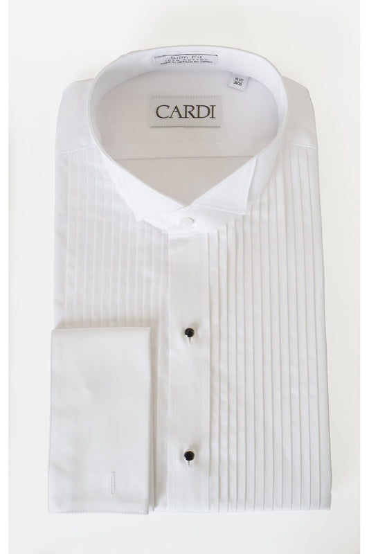 David White Wingtip Tuxedo Shirt - 14.5 / 32-33 / Modern - 