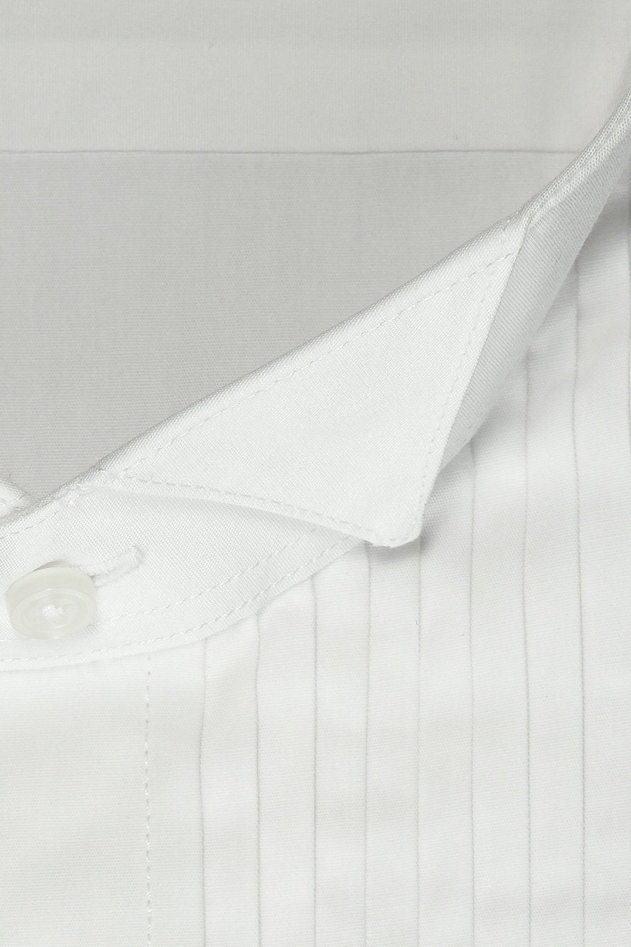 David White Wingtip Tuxedo Shirt - Camisa Caballero