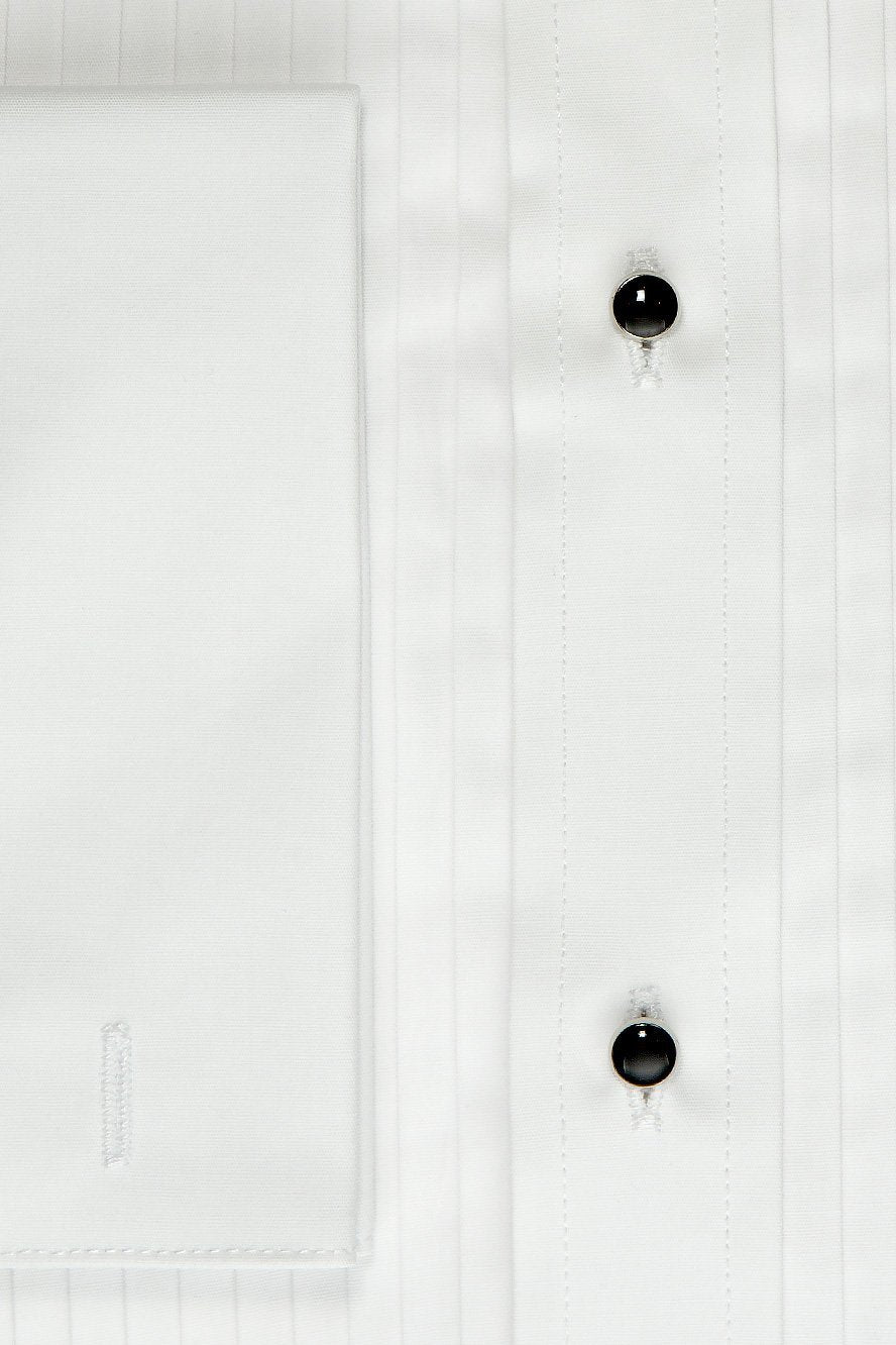 David White Wingtip Tuxedo Shirt - Camisa Caballero