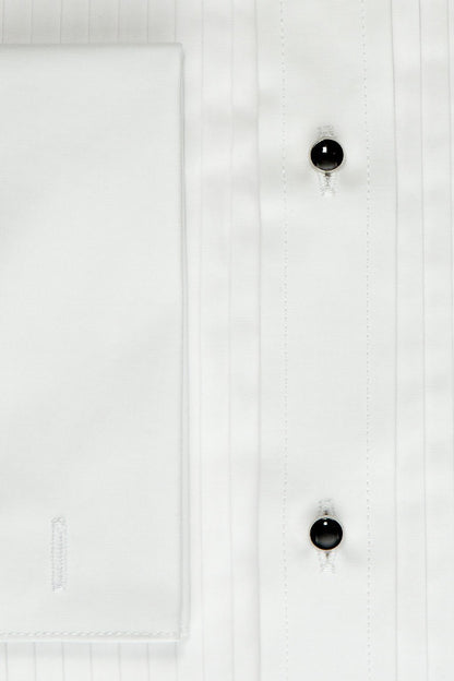 David White Wingtip Tuxedo Shirt - Camisa Caballero